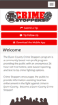 Mobile Screenshot of dunncocrimestoppers.com